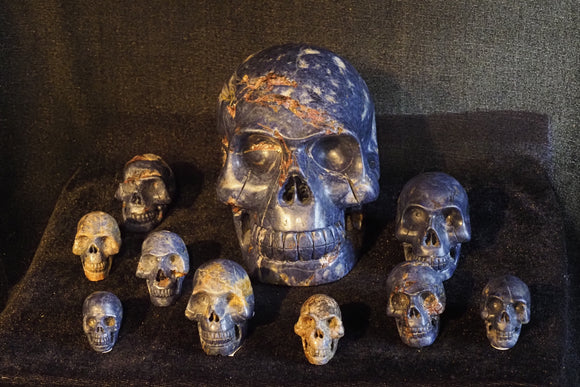 Sapphire Human Skulls