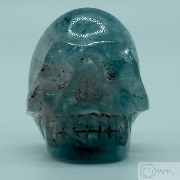Blue Tourmaline Human Skull