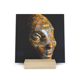 Tiger Eye Star Faery - Print with Wooden Stand