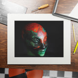 Sonora Sunrise Star Faery  -  Fine Art Print and Passepartout Paper Frame