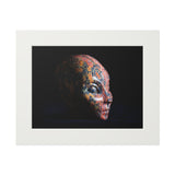 Leopard Jasper Star Faery -  Fine Art Print and Passepartout Paper Frame