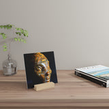 Tiger Eye Star Faery - Print with Wooden Stand