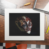 Crazy Lace Being -  Fine Art Print and Passepartout Paper Frame