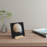 Geode Agate Star Faery - Print with Wooden Stand