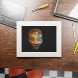 Dream Stone Star Faeryl  -  Fine Art Print and Passepartout Paper Frame