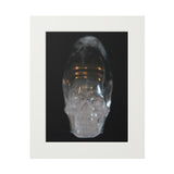 Elongated  Skull   -  Fine Art Print and Passepartout Paper Frame