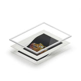 Mookaite Skull  -  Fine Art Print and Passepartout Paper Frame