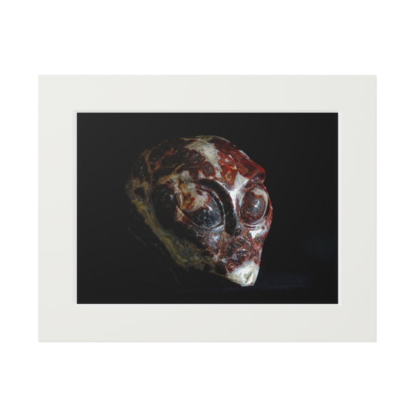 Crazy Lace Being -  Fine Art Print and Passepartout Paper Frame