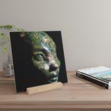 Rainforest Jasper Star Faery - Print with Wooden Stand