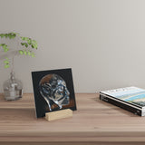 9k Glass Star Faery - Print with Wooden Stand