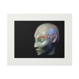 Siberian Amazonite Star Faery -  Fine Art Print and Passepartout Paper Frame