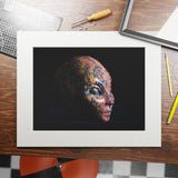 Leopard Jasper Star Faery -  Fine Art Print and Passepartout Paper Frame