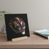 Crazy Lace Being - Print with Wooden Stans