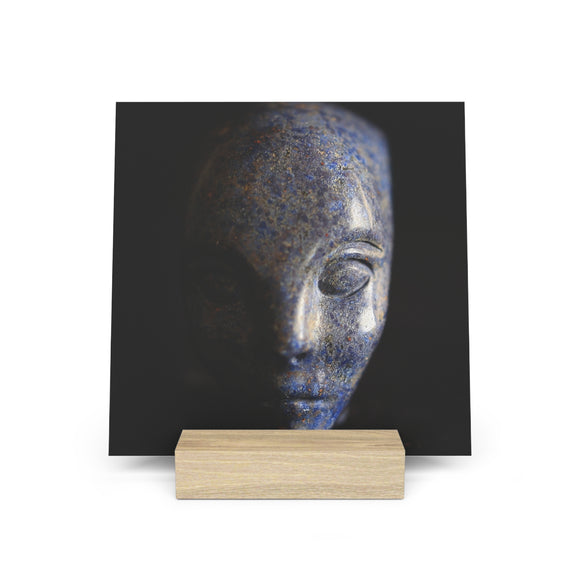 Blue Jasper Elfin - Print with Wooden Stand