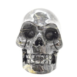 Black Marble Human Skull