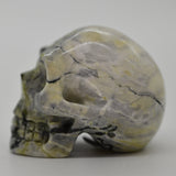 Green Marble Human Skull