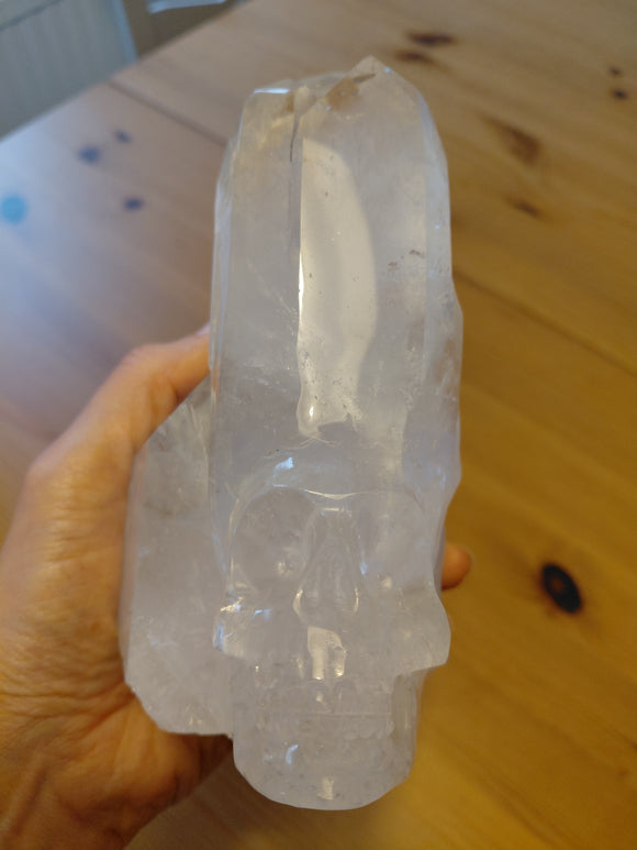 Rock Crystal Human Skull **Reserved for Anca**