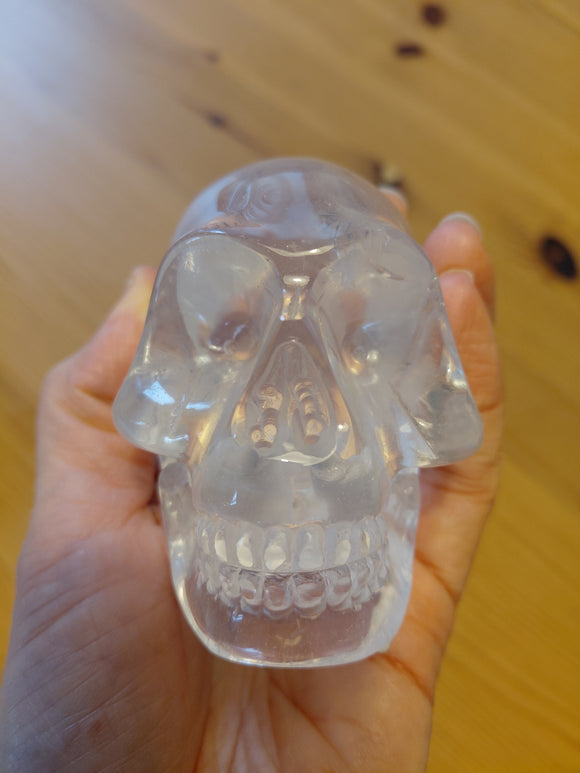 Opalado Quartz Human Skull **Reserved for Anca**