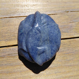 Blue Aventurine Dragon Palmstone