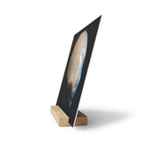 Geode Agate Star Faery - Print with Wooden Stand