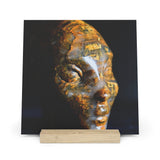 Tiger Eye Star Faery - Print with Wooden Stand