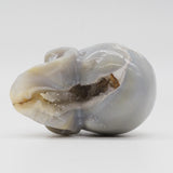 Agate Geode Skull (AG74)