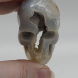 Agate Geode Skull (AG74)