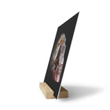 Dendritic Skull - Print with Wooden Stand