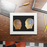 Resin Star Faery and Elfin -  Fine Art Print and Passepartout Paper Frame