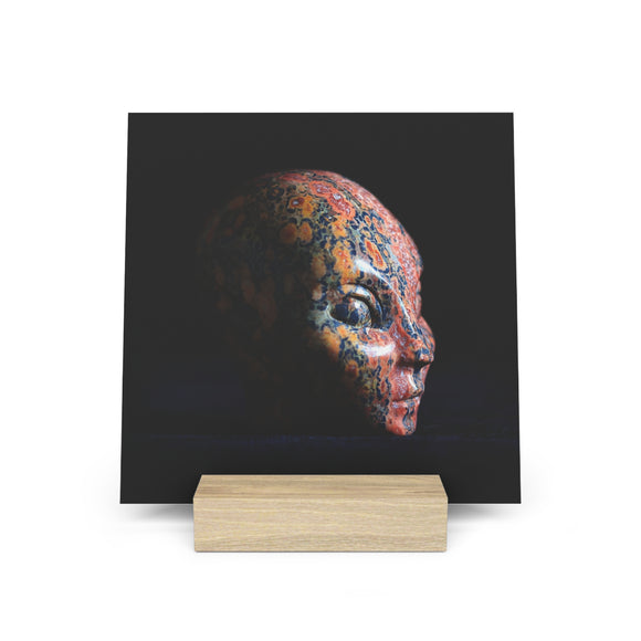 Leopard Jasper Star Faery - Print with Wooden Stand