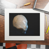 Geode Agate Star Faery   -  Fine Art Print and Passepartout Paper Frame