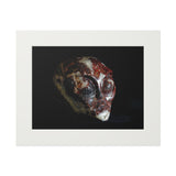 Crazy Lace Being -  Fine Art Print and Passepartout Paper Frame