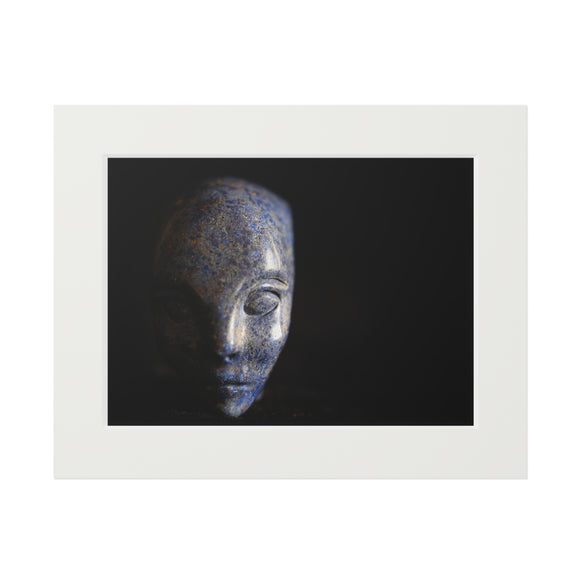 Blue Jasper Elfin -  Fine Art Print and Passepartout Paper Frame