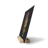 Mookaite Skull - Print with Wooden Stand