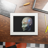 Siberian Amazonite Star Faery -  Fine Art Print and Passepartout Paper Frame