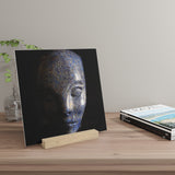 Blue Jasper Elfin - Print with Wooden Stand