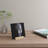 Blue Jasper Elfin - Print with Wooden Stand