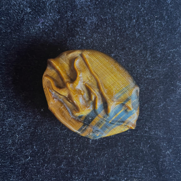 Dragon Palmstone - Tiger Eye