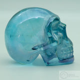 light aqua aura skull right facing