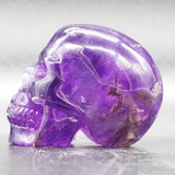 Amethyst Human Skull