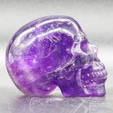 Amethyst Human Skull