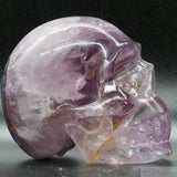 Amethyst with Hematite Inclusions Human Skull (Am34)