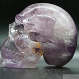Amethyst with Hematite Inclusions Human Skull (Am34)