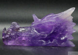 Amethyst Dragon Skull