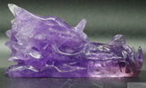 Amethyst Dragon Skull