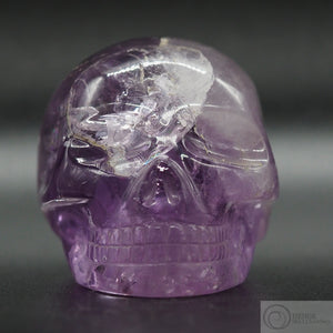Amethyst Human Skull
