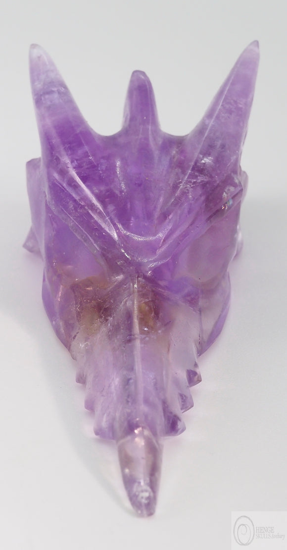 Amethyst Phoenix Skull