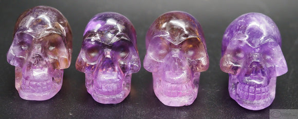 Ametrine Human Skulls