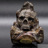 Ammolite Human Skull (Aml03)