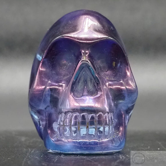 Aqua Aura Human Skull